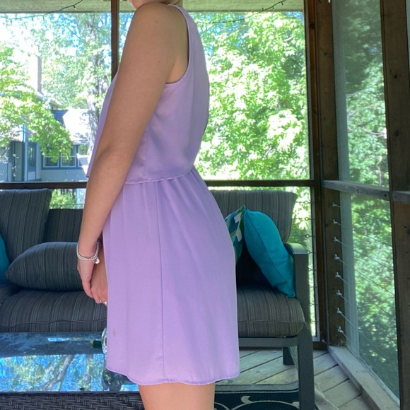 Purple Tulip Back Dress - Picture 2 of 4